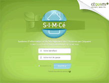 Tablet Screenshot of professionnel.cequami.fr