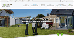 Desktop Screenshot of cequami.fr
